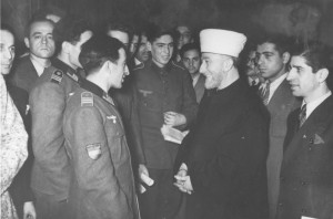 Муфтий Амин аль-Хусейни на встрече с легионерами-мусульманами в Берлине, 19 декабря 1942 года.