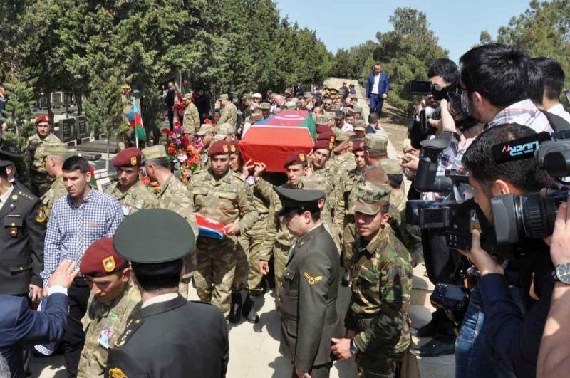 Похороны спецназовца Сеймура Бахышева .