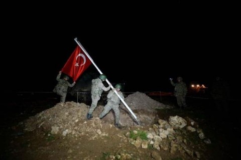 Թուրքական զինուժը Սիրիայի Էշմեսի գյուղում