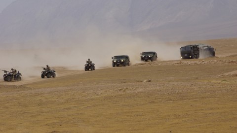 ՀԱՊԿ արագ արձագանքման հավաքական ուժերի վարժանքները Տաջիկստանի «Խարբմայդոն» զորավարժարանում (արխիվ)