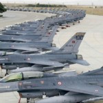 Истребители F-16 ВВС Турции на территории 3-й авиабазы в Конье