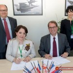 Договор подписали Тина Хидашели и генеральный директор MBDA Антуан Бувье (Antoine Bouvier)