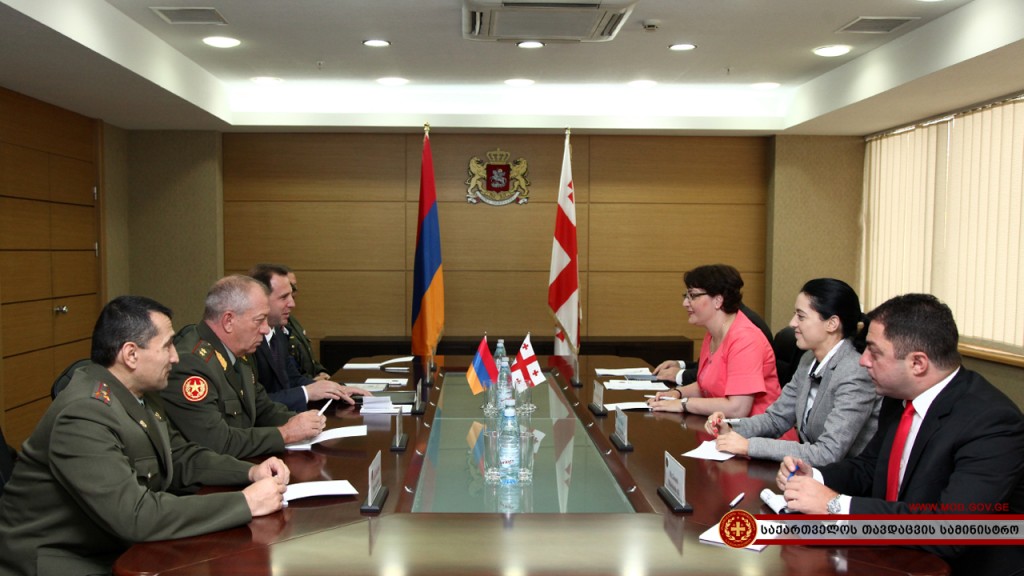 Встреча представителей оборонных ведомств Армении и Грузии