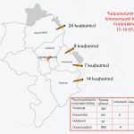 Количество выстрелов с азербайджанской стороны в ночь с 15 на 16 мая