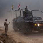 Иракские правительственные войска в Мосуле