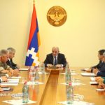 Совещание с президентом Арцаха Бако Саакяном
