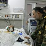 Командующий сухопутными войсками ВС Ирана посетил пострадавших военнослужащих