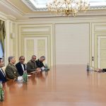 Глава МО Ирана Амир Хатай на встрече с Ильхамом Алиевым