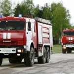 Пожарные расчеты 102 базы ВС РФ