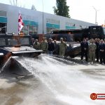 Пожарная техника на новой ремонтной базе ВС Грузии