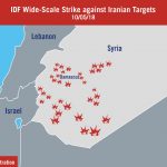 Карта ударов Израиля по Сирии