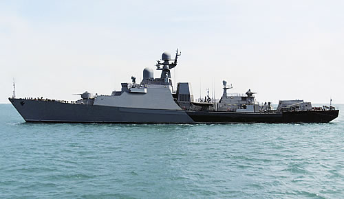 ՌԴ ՌԾՈւ-ի «Դաղստան» հրթիռային նավը Սև ծովում