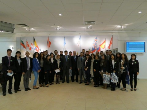 499.Visit of the students of Dip.school to NATO HQ  19.09.2013