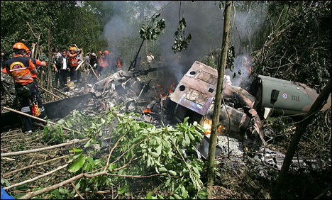 Լուսանկար՝ Ինդոնեզիայի Մի-17 ուղղաթիռի կործանման վայրից