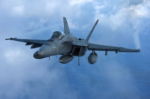 ԱՄՆ ռազմածովային ուժերի F/A-18E Super Hornet կործանիչը