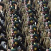 Հնդկաստանի ԶՈւ զինծառայողները ռազմական շքերթի ժամանակ