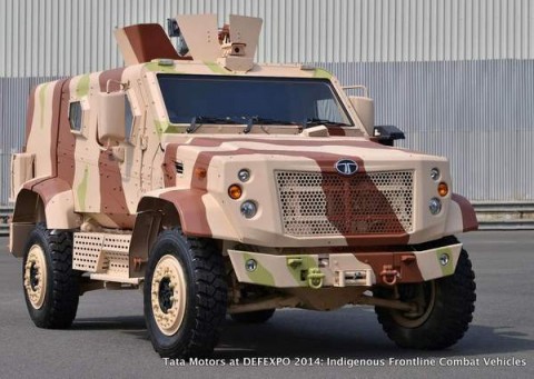 Հնդկական Tata ու բրիտանական Supacat ընկերությունների նախագծած MRAP զրահամեքենան