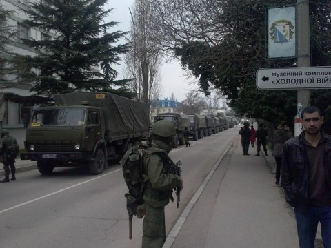 ՌԴ ԶՈւ զինծառայողները Ղրիմում. 01.03.2014թ
