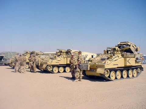 Բրիտանական զինված ուժերի FV102 Striker զրահամեքենան