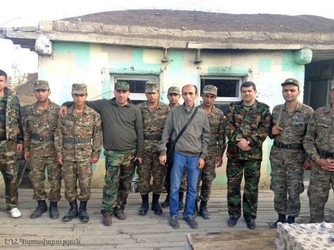 Արցախի վարչապետ Արա Հարությունյանն զինադադարի հաստատման օրն այցելել է մարտական հենակետ