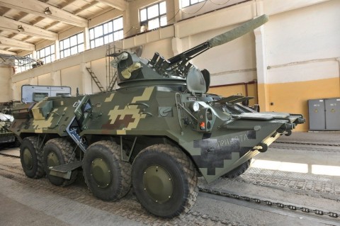 Ուկրաինական ԲՏՌ-3 զրահափոխադրիչը՝ «Պառուս» մարտական հանգույցով