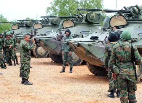 Թաիլանդի զինված ուժերի ԲՏՌ-3 զրահափոխադրիչները