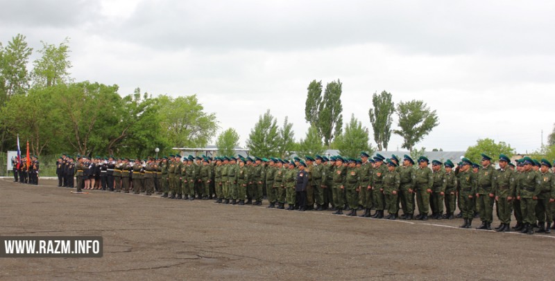 Գյումրիում տեղակայված Կարմիր Դրոշի շքանշանակիր ՌԴ անվտանգության դաշնային ծառայության սահմանապահ ջոկատի զինծառայողները