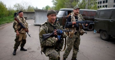 Ինքնապաշտպանական ուժերի մարտիկներ. արևելյան Ուկրաինա