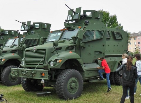 Խորվաթիայի՝ ԱՄՆ-ից նվեր ստացած MRAP դասի Navistar MaxxPro զրահամեքենաները