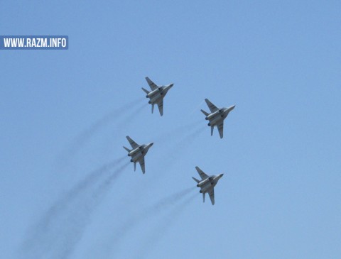 ՌԴ ՄիԳ-29 կործանիչներով հնարքներ են ցուցադրում «Ստրիժի» ավիացիոն խումբը