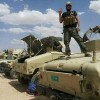 Խմբավորման իսլամիստն իրաքյան բանակի Hummer զրահամեքենայի վրա