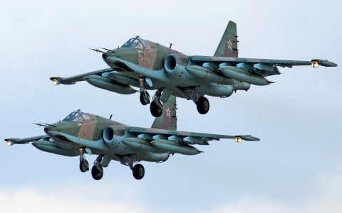 Ռուսաստանյան Սու-25 գրոհիչ ինքնաթիռներ