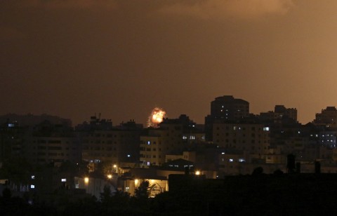 Գազայի հատվածը՝ Իսրայելի ավիահարվածներից հետո. լուսանկարը՝ AP լրատվական գործակալությանը