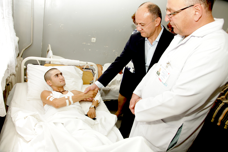 Դիվերսիան կասեցնելիս վիրավորված զինծառայողը
