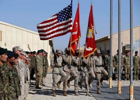 ԱՄՆ ռազմածովային ուժերի ու բրիտանական զինված ուժերի՝ Աֆղանստանում գործողությունները ավարտելու հանդիսավոր արարողություն