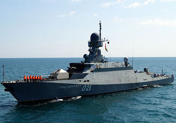 ՌԴ ՌԾՈւ Կասպյան նավատորմիղի «Գրադ Սվիյաժսկ» փոքր հրթիռային նավը