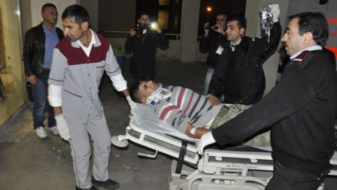 Վթարի հետևանքով վիրավորված թուրք զինվորականներից մեկը
