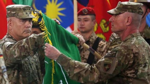 Աֆղանստանում իջեցնում են Միջազգային անվտանգության աջակցության ուժերի դրոշը