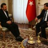 Իրանի կապի նախարար Մահմուդ Վաիզին և Թուրքիայի վարչապետ Ահմեթ Դավութօղլուն