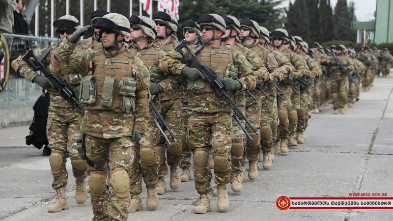 Աֆղանստան մեկնող Վրաստանի ԶՈւ 43-րդ գումարտակի զինծառայողները