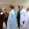 Ադրբեջանական բանակի ղեկավարության այցը ԶՈւ գլխավոր կլինիկական հոսպիտալ