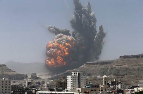 Յեմենի մայրաքաղաք Սանայի ռմբակոծումը