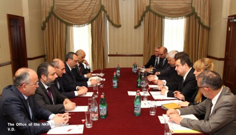Բակո Սահակյանի և Իվիցա Դաչիչի հանդիպումը Երևանում