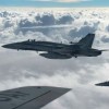 ԱՄՆ օդուժի F-18 Hornet կործանիչներ