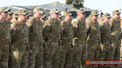 Վրաստանի ԶՈւ 3-րդ հետևակային բրիգադի 32-րդ գումարտակի «Ալֆա» վաշտի զինծառայողները