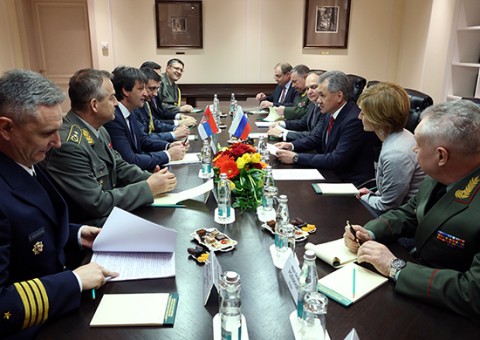 Ռուսաստանի և Սերբիայի պաշտպանության նախարարների բանակցությունները