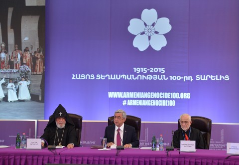 ՆՍՕՏՏ Գարեգին Բ-ն և ՀՀ նախագահ Սերժ Սարգսյանը