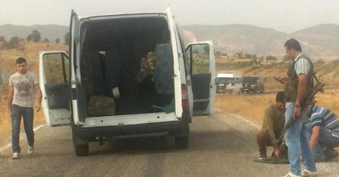 Վնասազերծվել են PKK-ի զինյալների տեղադրած ականները։ Նկարը՝ Դողան լրատվական գործակալության