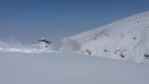 Հատուկ նշանության 49-րդ բրիգադը («Կոմանդոսների բրիգադ») փորձարկել է լեռնային վայրերում ձմռանը գործողություններ վարելու կարգը