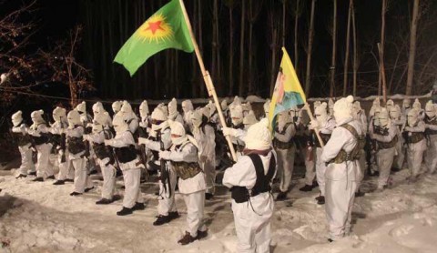 Քրդական PKK-ի «Քաղաքացիականների պաշտպանության ստորաբաժանումներ»-ի (YPS) մարտիկներ